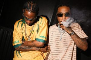 The Knicks Win, Travis Scott and Quavo Come to Party