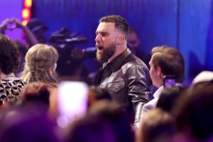 Travis Kelce Joins Chris Lake on Stage at L.A. Concert